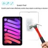 Ailun Screen Protector for iPad Mini 7 A17 Pro 7th Gen 2024 & Mini 6th Gen 2021 Release, 8.3 Inch,Tempered Glass 2.5D Edge,iPad Mini 7 & 6,Case Friendly,2 Pack - Image 3