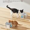Cat Water Fountain Stainless Steel: 74oz/2.2L Cat Fountain for Drinking - Pet Water Fountain for Cats Inside - Quiet Cats Water Bowl Dispenser - Kitty Drinking Fountains - for Pets& Small Animals - Image 6