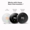 Google Nest Temperature Sensor (2nd Gen) 3 Pack - Room Comfort Sensor with Scheduling - Works with The Nest Learning Thermostat (3rd and 4th Gen) and Nest Thermostat E - Porcelain - Image 7