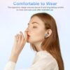 Wireless Earbuds, Bluetooth 5.3 Headphones in Ear with 4 ENC Noise Cancelling Mic, HiFi Stereo Deep Bass Wireless Earphones 40H Playtime, in-Ear Earbud Bluetooth Dual LED Display IP7 Waterproof, USB-C - Image 7