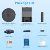 Robot Vacuum and Mop Combo, Self-Emptying, 60-Day Capacity, Schedule, 180mins Runtime, Home Mapping, Wi-Fi/App/Alexa/Remote, Robotic Vacuum Cleaner for Pet, Hard Floors, Carpet - Image 8