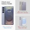 Spigen Tempered Glass Screen Protector [GlasTR EZ FIT] designed for Galaxy S25 Ultra [Case Friendly] - 2 Pack - Image 2