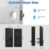 Devo G1 Video Smart Lock with Camera&Doorbell,6-in-1 Keyless Entry Door Lock with App Remote,Fingerprint ID,Auto Locks,Built-in Wi-Fi Smart Deadbolt for Front Door,Easy Install,Waterproof,BHMA Grade 3 - Image 8