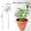2pcs Glass Plant Watering Globes, Rainbow Color Self Watering Globes for Everyday Home or Vacation Use, Garden Patio Hanging Flower Plant Self Water Device Automatic Drip Irrigation Plant Waterer Bulb - Image 6