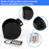 Outdoor Metal Faucet Lock and Cover - Universal Hose Spigot Locking Device for Gate Valve - Prevent Water Theft (Black) - Image 2