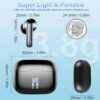 Wireless Earbuds, Bluetooth 5.3 Headphones in Ear with 4 ENC Noise Cancelling Mic, HiFi Stereo Deep Bass Wireless Earphones 40H Playtime, in-Ear Earbud Bluetooth Dual LED Display IP7 Waterproof, USB-C - Image 3