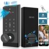 DEVO G1 Video Smart Lock with Camera & Doorbell, 6-in-1 Keyless Entry Door Lock with Fingerprint, App Remote, Auto Locks, Built-in Wi-Fi Smart Deadbolt for Front Door, IP65 Waterproof, Easy Install
