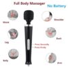 Gajoin Vibrating Massager Powerful Big Electric Back Massagers for Sports Recovery Muscle Aches Body Pain Shoulder Foot Massage Black - Image 2