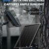 ORIPIK Trail Camera Solar Panel with USB-C, Solar Battery Charger Kit 12V/1A Output for Game Camera, Build-in 7500mAh Rechargeable Lithium Battery IP68 Waterproof Trail Cam Accessory - Image 7