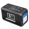 GENSROCK Portable Power Station, 88Wh Camping Solar Generator, Lithium Battery Power Bank with 2 110V/150W Peak AC Outlet, QC 3.0, Type-C, LED Flashlight for CPAP Home Camping Travel Emergency.