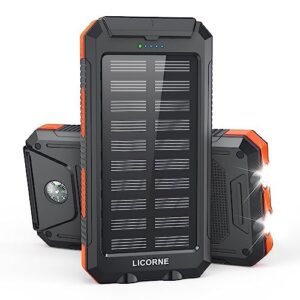 Solar Powered Generator 200W Peak/100W Rated, Portable Solar Generator Power Station with Solar Panels 40W Included, 146Wh Solar Power Bank with AC Outlet 110V for Home Use Camping Outdoor Adventure