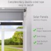 Sortfle Blinds Solar Panels | Slender Solar Panel- 8.4Volt Small Solar Charger for Motorized Blinds, Windows Curtain, LED, Surveillance Camera - Image 4