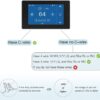 MOES Smart Programmable Thermostat for Home with Zone Remote Sensor and C-Wire Adapter, Tuya/Smart Life Remote Control Work with Alexa and Google Assistant, 7 Day Programmable, C-Wire Optional, 24VAC - Image 5