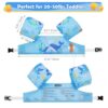 MoKo Swim Arm Band for Kids 20-30-40-50lbs, Clearance Toddler Swim Vest Cute Cartoon Swimming Wings Pool Floats Sleeve Children Water Sports Learning Swim Training Equipment, Blue Squirting Whale - Image 3