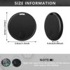Konohan 6 Pack Key Finder Portable GPS Tracking Mobile Tracking Smart Anti Loss Device Waterproof Locator Finders Tracker Device for Dog Pet Cat Wallet Keychain Luggage, Alarm Reminder, App Control - Image 2