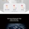 OOAVR Bluetooth Glasses,New Wireless Bluetooth Glasses,Smart Audio Glasses,Men's/Women's Indoor and Outdoor Entertainment Smart Glasses,Including 2 Magnetic Charging Wires(Silver,Clear) - Image 2