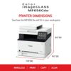 Canon Color imageCLASS MF656Cdw - Wireless Duplex Laser Printer, All-in-One with Copier, Scanner, Fax, Auto Document Feeder, Mobile Ready, 3 Year Limited Warranty, 22 PPM, White - Image 2