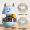SIWWBW Cat Ball Toy & Treat Dispenser - Interactive Cat Puzzle Feeder with Slow Feeder & Spill Ball Function (Blue) - Image 9