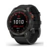 Garmin fenix 7 Solar, adventure smartwatch, with Solar Charging Capabilities, rugged outdoor watch with GPS, touchscreen, health and wellness features, slate gray with black band - Image 2
