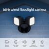 Blink Wired Floodlight Camera - Smart security camera, 2600 lumens, HD live view, enhanced motion detection, built-in siren, Works with Alexa – 1 camera (Black) - Image 5