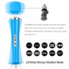 CHARMING 10 Speeds Wired Powerful Handheld Electric Back Massager with Strong Vibration, Personal Therapy Magic Massager for Sports Recovery, Muscle Aches, Body Pain-Blue - Image 4