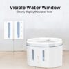 Living Enrichment Cat Water Fountain, 68oz/2L Smart Pet Water Fountain, Ultra Quiet Automatic Cat Water Dispenser, Easy to Clean and Assemble, APP Control, More Feeding Mode, Water Level Alarm - Image 4