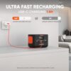 Jackery Explorer 100 Plus Power Station, 99Wh LiFePO4 Battery Power Bank, 3-Port 128W Portable Charger, PD 3.0 Fast Charge, Compatible with MacBook Pro/Air, iPhone 15/14 Series (Solar Panel Optional) - Image 3