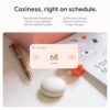 Google Nest Temperature Sensor (2nd Gen) 3 Pack - Room Comfort Sensor with Scheduling - Works with The Nest Learning Thermostat (3rd and 4th Gen) and Nest Thermostat E - Porcelain - Image 6