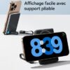INIU Magnetic Portable Charger, Ultra Slim Qi2 Certified 10000mAh 30W Fast Charging Power Bank, Wireless Battery Pack with Foldable Stand, Phone Charger Only for iPhone 16/15/14/13/12 Series, White - Image 7