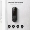 BoldFlex 1080P Wireless Video Doorbell Camera, Night Vision, Intelligent AI Detection, Two-Way Audio, 2.4GHz Wi-Fi Support, Chime Included, Battery Powered, Cloud Storage (Sold Seperately) - Image 8