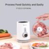 Simplus 3 in 1 Blender and Food Processor Combo for Kitchen, Small Electric Food Chopper, Meat and Vegetable Grinder, 380W High Speed 5 Cup Blenders with 2 Speeds and Pulse for Smoothies and Shakes - Image 5