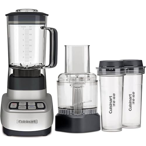 Cuisinart Food Processor, Mini-Prep 3 Cup, 24 oz, Brushed Chrome and Nickel, DLC-2ABC