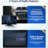 4 Channel 1080p Backup Camera Dash Cam for RV/Truck/Trailer/Van/SUV/Cars,10.2 Inch Touch Screen Quad Split Parking Monitor with DVR Recording/Playback/Bluetooth/FM Radio/Music/Video Player - Image 5
