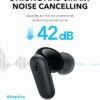 Soundcore P30i by Anker Noise Cancelling Earbuds, Strong and Smart Noise Cancelling, Powerful Bass, 45H Playtime, 2-in-1 Case and Phone Stand, IP54, Wireless Earbuds, Bluetooth 5.4 (Black) - Image 6