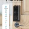 Devo G1 Video Smart Lock with Camera&Doorbell,6-in-1 Keyless Entry Door Lock with App Remote,Fingerprint ID,Auto Locks,Built-in Wi-Fi Smart Deadbolt for Front Door,Easy Install,Waterproof,BHMA Grade 3 - Image 5