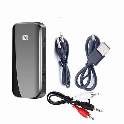 ZOACHII Bluetooth 5.4 Car Aux Adapter, Handsfree Calls, Wireless Music Streaming for Car Home Stereo Speakers Audio System