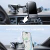 CHGeek Wireless Car Charger, 15W Fast Charging Auto Clamping Car Charger Phone Mount Phone Holder fit for iPhone 16 15 14 13 12 Pro Max 11 XR XS, Samsung Galaxy S24 Ultra S23 S22 S21, S20, S10+, Black - Image 5