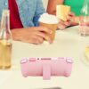 GUTIAL Accessories Bundle for Nintendo Switch Lite - Cute Kawaii NS Lite Accessories kit for Grils Boys Kids with Carrying Case, Cartoon Cover Case, Screen Protector, Stand - Pink - Image 5