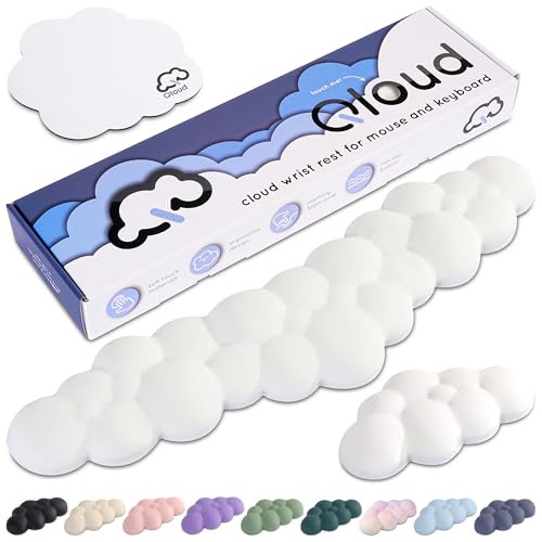 Cute Desk Mat Kawaii Clouds Pink Purple Desk Pad Anime XXL Large Mouse Pad Big Full Desk Gaming Mousepad Laptop Computer Keyboard Mouse Mat 31.5''X 15.7'' Cute Desk Decor Desk Accessories