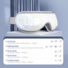 LAMEVEN Heated Eye Massager, Christmas Gifts for Women/Men, Bluetooth Music Massager with Heat, Ideal Relaxation Gift for Mom Dad, Reducing Dry Eye/Eye Fatigue/Improving Sleep - Image 4