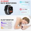 Smart Watch (Answer/Make Calls), 1.96" HD Screen SmartWatch for Men Women 113+ Sport Modes, Fitness Activity Tracker Heart Rate/Sleep Monitor/Pedometer, IP68 Waterproof, Smart Watches for Android iOS - Image 6