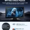 4 Channel 1080p Backup Camera Dash Cam for RV/Truck/Trailer/Van/SUV/Cars,10.2 Inch Touch Screen Quad Split Parking Monitor with DVR Recording/Playback/Bluetooth/FM Radio/Music/Video Player - Image 4