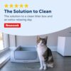 Official PetSafe ScoopFree Crystal Reusable Tray - Compatible with PetSafe ScoopFree Crystal Automatic Self-Cleaning Litter Boxes, Includes 4.3 lb of Premium Non Clumping Crystal Litter, Fresh Scent - Image 7