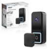 Feit Electric Smart Doorbell Camera, Wired 2K HD Video, Night Vision, Motion Detection, Two-Way Audio, Alexa/Google Assistant Compatible, App Control, Wireless Chime Included, CAM/Door/WiFi/G2