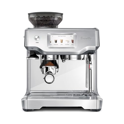Chefman CaféMaster Pro Espresso Machine, Brew Single or Double Shots, Coffee Maker with Built-In Milk Frother for Cappuccino & Latte, XL 1.8 Liter Removable Water Reservoir - Stainless Steel