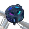 XLEADER Portable Bluetooth Speaker with Handlebar Mount for Bike Motorcycle, Certified IPX7 Waterproof, Small Wireless Speaker with Lights,Clip,Mic,Bassup,2000mAh, Bike Bicycle Accessories,for Riding