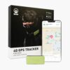 Smart GPS Tracker for Dogs, Pet GPS Location Tracker with 3 Silicon Cases and 1 Collar, Real Time Location & Smart Activity Tracking Device, Waterproof, Tiny & Light