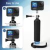 Mystery Waterproof Floating Hand Grip, Underwater Selfie Stick for Gopro Hero Session, Pro Cameras Float Handle, Scuba/Diving Action Camera Accessories (Blue) - Image 6