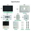 MoesGo Programmable WiFi Smart Thermostat for Home, No C-Wire Required by C-Wire Adapter, with Zone Remote Sensor, Remote Control Tuya/Smart Life, Compatible with Alexa and Google Assistant, 24VAC - Image 6