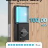 Devo G1 Video Smart Lock with Camera&Doorbell,6-in-1 Keyless Entry Door Lock with App Remote,Fingerprint ID,Auto Locks,Built-in Wi-Fi Smart Deadbolt for Front Door,Easy Install,Waterproof,BHMA Grade 3 - Image 4